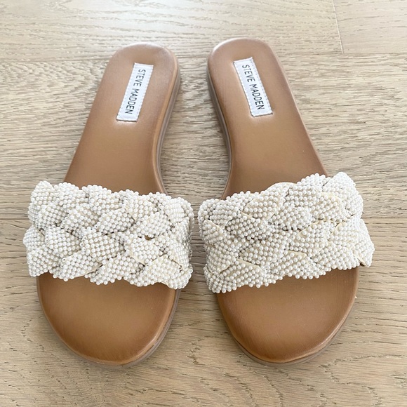 Steve Madden Phraya Beaded Slide Sandal 